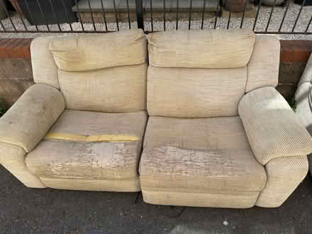 Photo of free Sofa and chair (Bedhampton) #2