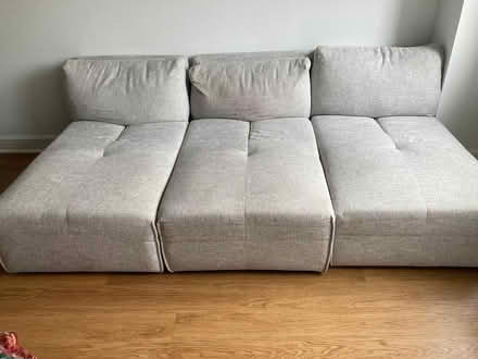 Photo of free Couch - 3 piece sectional (Upper West Side by Riverside) #2