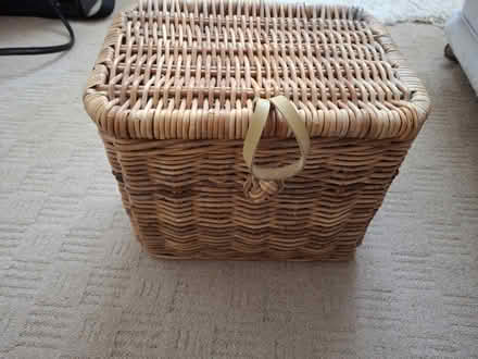 Photo of free Wicker Basket with lid (Murrow) #1