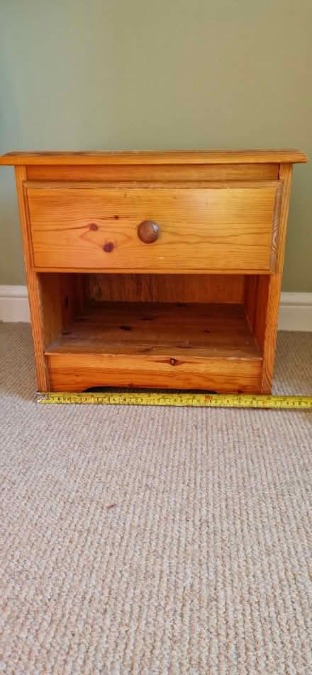 Photo of free Pine bedside cabinet (GL12) #1