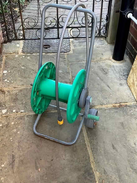 Photo of free Hozelock hose reel + 2m connector (Haywards Heath/ Lindfield) #1