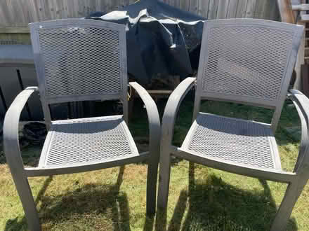 Photo of free Metal Garden Chairs x 5 (PO228HT) #1