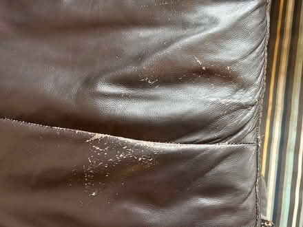 Photo of free Brown Leather Corner Sofa (Matlock DE4) #3