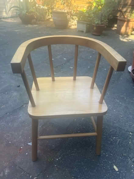 Photo of free Child’s wooden chair (Wandsworth SW18) #1