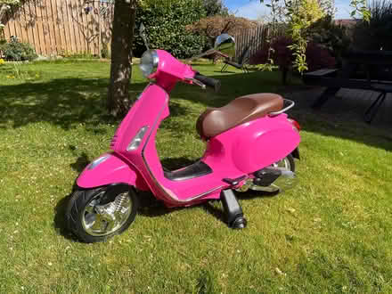 Photo of free Pink children’s ride-on Vespa (Musselburgh EH21) #1