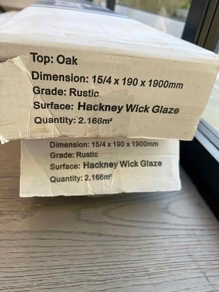 Photo of free Engineered wood flooring x 2 packs (Windsor SL4) #1