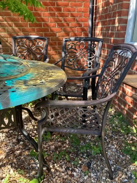 Photo of free Garden furniture table and chairs (Stotfold, Hitchin, SG5) #1