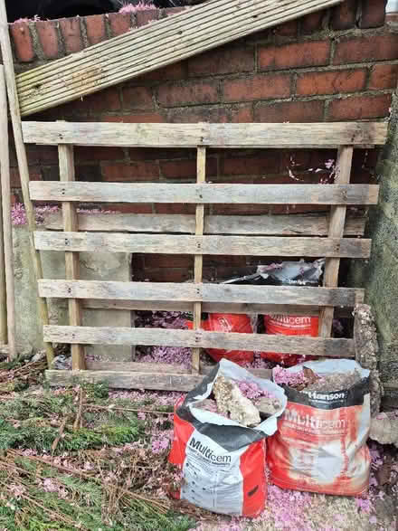 Photo of free Two wooden pallets (Horsforth LS18) #2