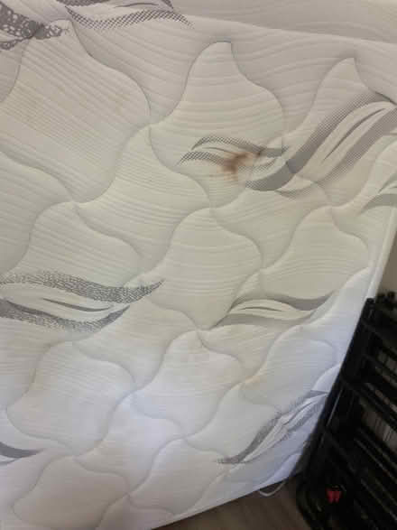 Photo of free 9" Full mattress, 2" topper, base (west) #4