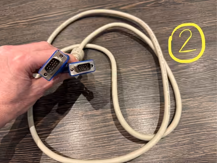 Photo of free Various cables (Hook Heath GU21) #2