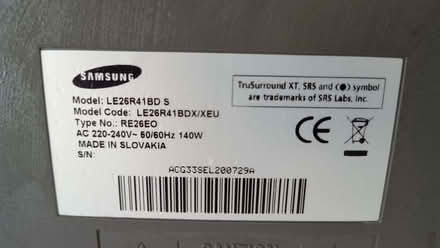 Photo of free Samsung LCD TV 26 inches (Stanford in the Vale SN7) #3