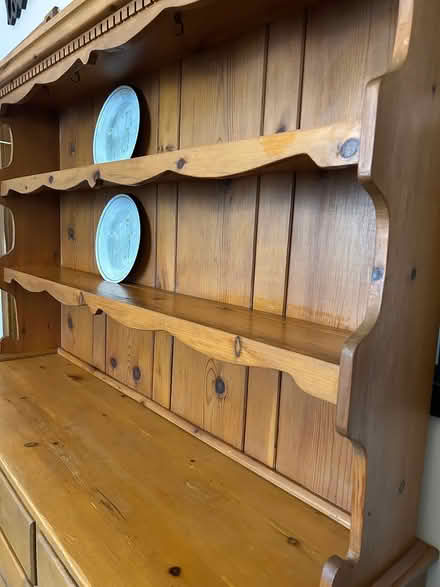 Photo of free Pine Buffet/Hutch (Chelsea Green) #2
