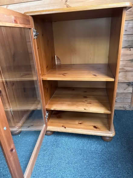 Photo of free Pine display cupboard (Ng22 0qa) #2