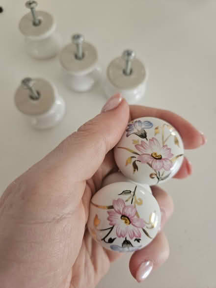 Photo of free Vintage ceramic door knobs (Lucan) #1