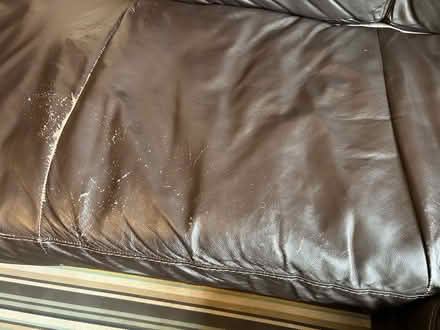 Photo of free Brown Leather Corner Sofa (Matlock DE4) #4