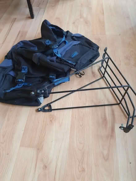 Photo of free Bicycle panniers and rack (Cressage SY5) #1