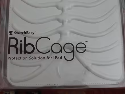 Photo of free White IPAD Cover with Rib Cage Effect (Coppull PR7) #2