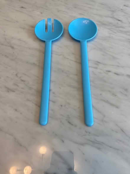 Photo of free Blue Plastic Serving Set (YO12 Scarborough) #1