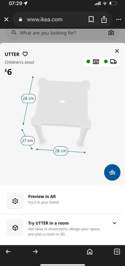 Photo of “Utter” children’s stools (CM27SE) #1