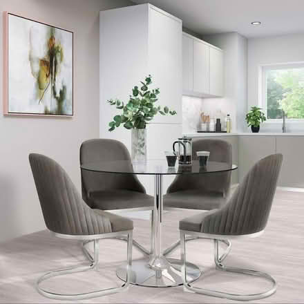 Photo of free Round Glass Table (Bromley) #3