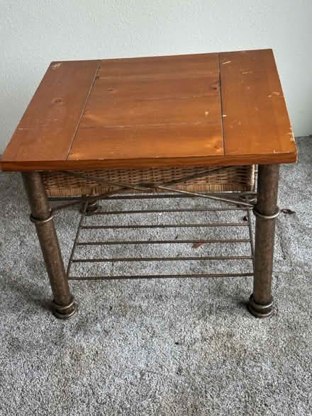 Photo of free Sturdy end table (Camas) #1