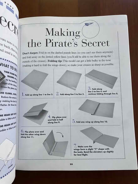Photo of free Paper airplane book (Nr Fresh Pond & Mt Auburn Cem.) #3