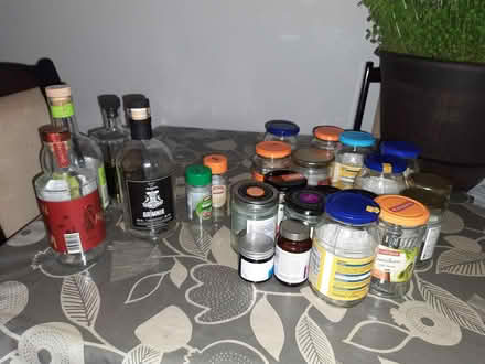 Photo of free Glass bottles and jars (Next to cross keys pub OX10) #1