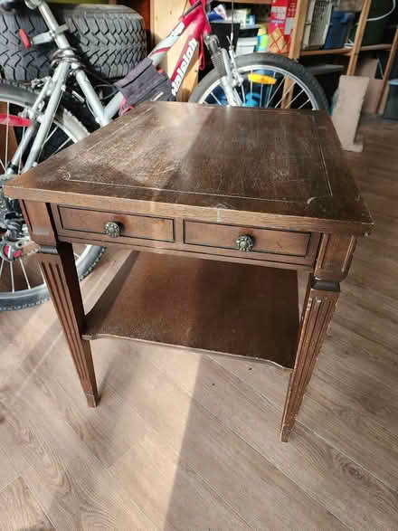 Photo of free wood side table (Edinburgh and Water) #1