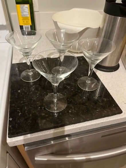 Photo of free 4 cocktail glasses (Golden Triangle) #1