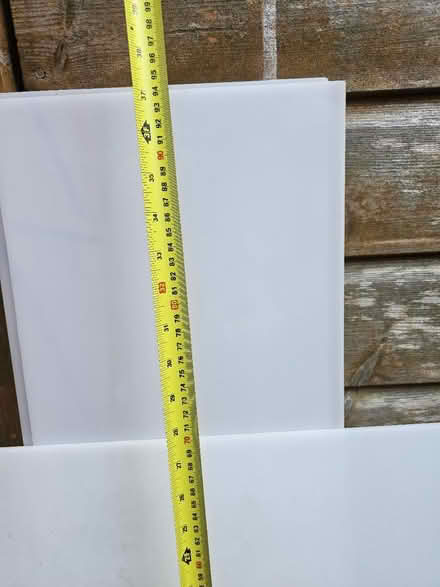 Photo of free White perspex (Bishops Waltham SO32) #1
