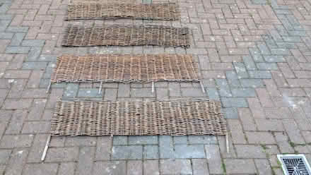 Photo of free Small wicker edging fence sections (Yatton Keynell SN14) #3