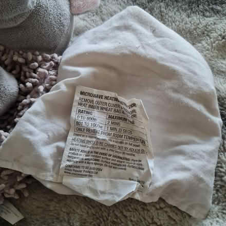 Photo of free Hippo snuggle- with microwaveable wheat bag (The Camp AL4) #2