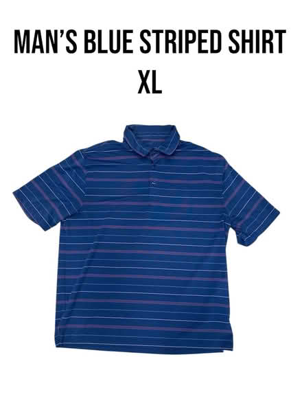 Photo of free Man’s Blue Striped Shirt (Brooklyn Storage) #1