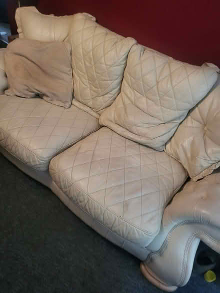 Photo of free Pendragon 3 seater leather sofa (Manea PE15) #1