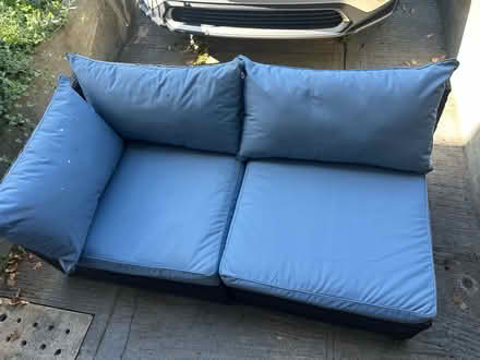 Photo of free Outdoor couch sections (Alameda) #2