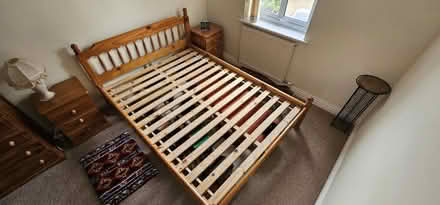Photo of free Double bed and mattress (Acton Burnell SY5) #1