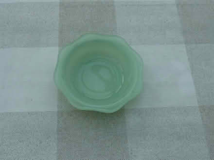 Photo of free Three green glass dishes (St Buryan TR19) #1