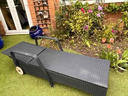 Photo of free Black rattan sun lounger (Walmley, Sutton Coldfield. B76) #4