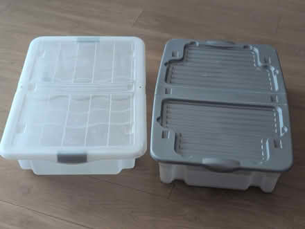 Photo of free 2 under bed storage boxes. Need to go fast! (Hockley Heath CP B94) #1