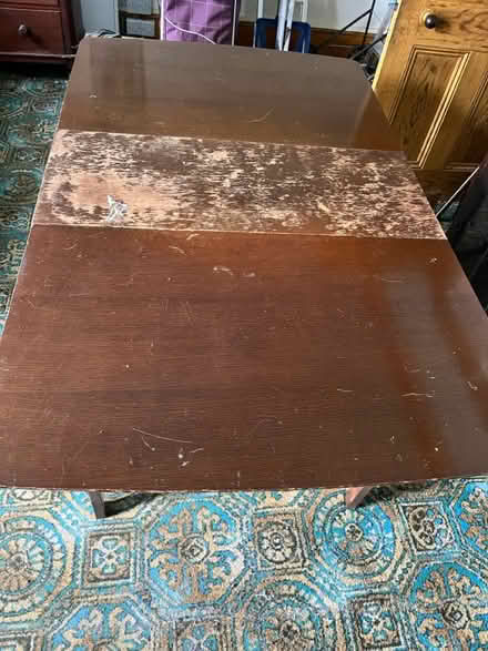 Photo of free Solid Drop Leaf Table & 4 Chairs (DA11) #3