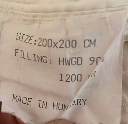 Photo of free Double duvet goose-down (TW2 7BB) #2