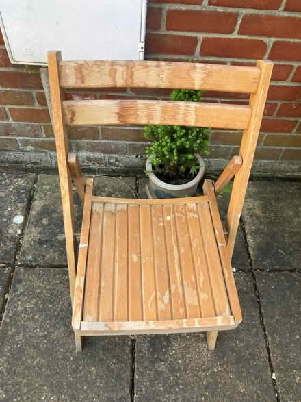 Photo of free Folding chairs (Spooner Row NR18) #1