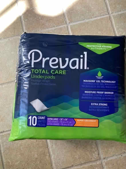 Photo of free Prevail pads (2 packs) (Nr Fresh Pond & Mt Auburn Cem.) #2