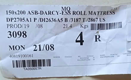 Photo of free King-Size Mattress (Wrose BD18) #2