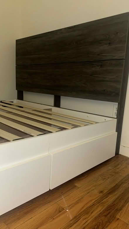 Photo of free Double Bed w Drawers (East Village) #1