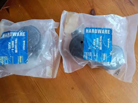 Photo of free Set of four Wickes furniture castors with screws. Unused. (Brookvale RG21) #3