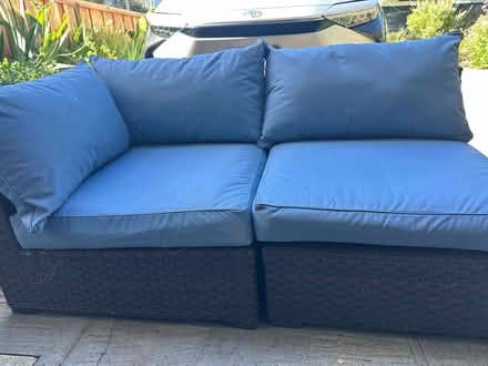 Photo of free Outdoor couch sections (Alameda) #1