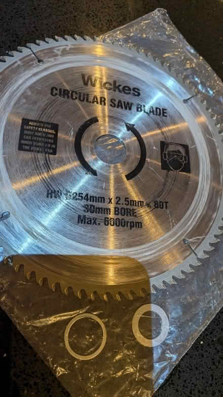 Photo of free Mitre saw blade fine wood new (GU17) #1