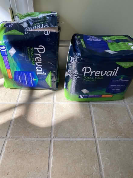 Photo of free Prevail pads (2 packs) (Nr Fresh Pond & Mt Auburn Cem.) #1