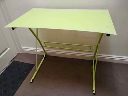 Photo of free Glass topped computer desk (Briston NR24) #1